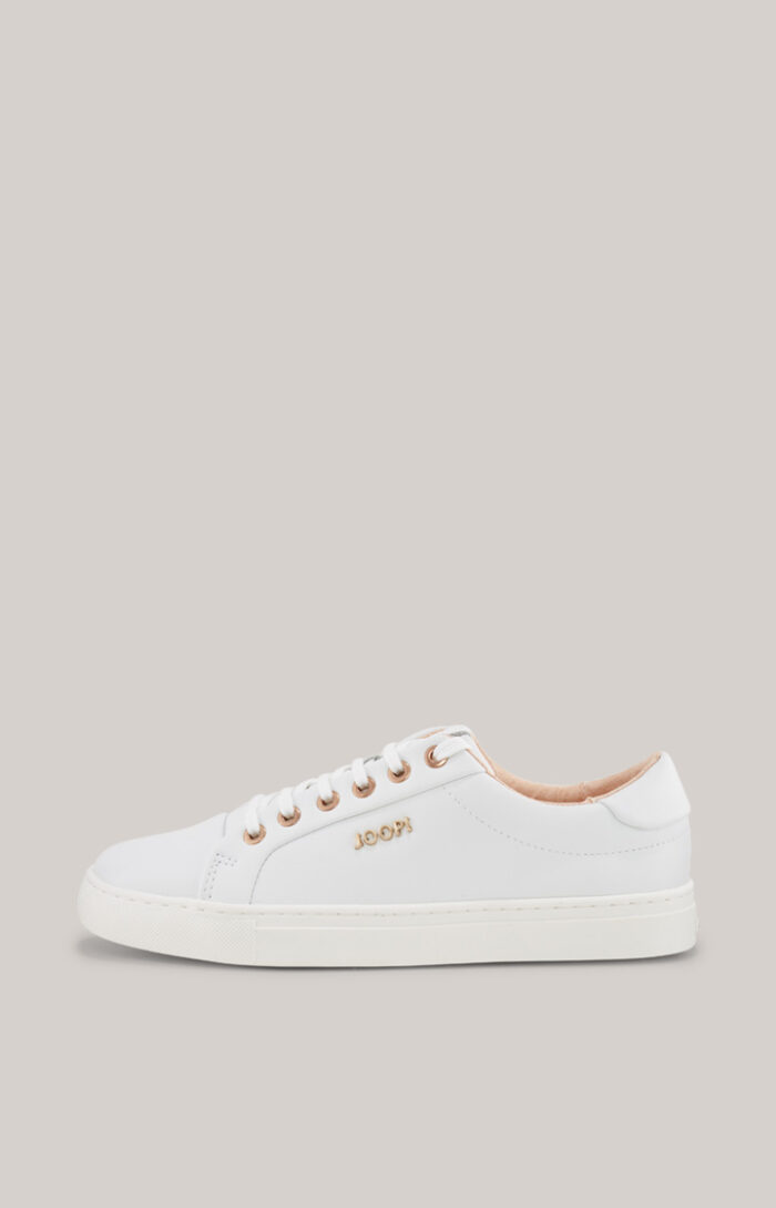 Tinta Coralie Leather Trainers in White