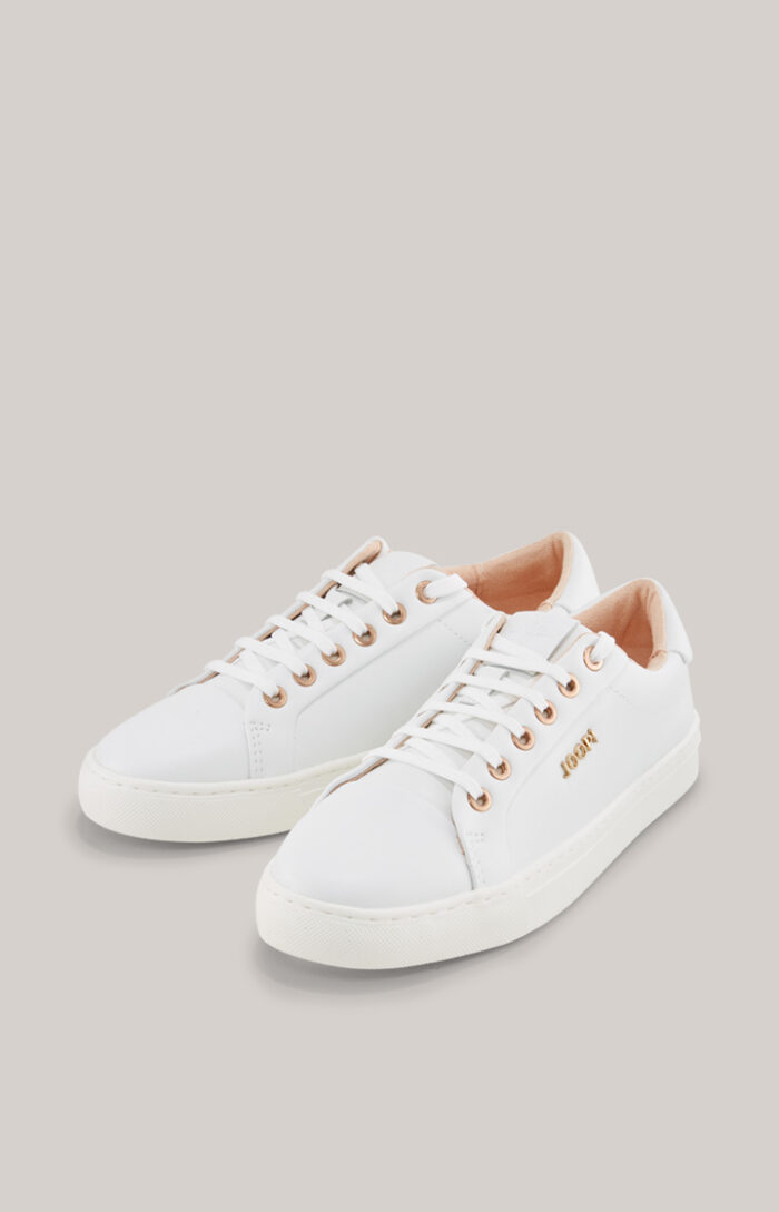Tinta Coralie Leather Trainers in White