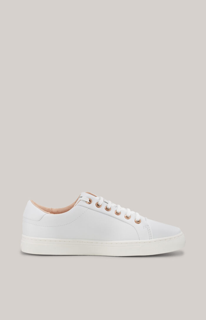 Tinta Coralie Leather Trainers in White