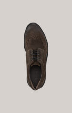 Velluto New Danilo Lace-up Brogues in Dark Brown