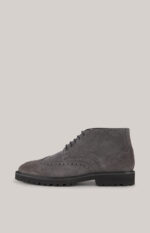 Velluto New Danilo Low Boots in Dark Grey