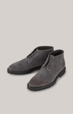 Velluto New Danilo Low Boots in Dark Grey