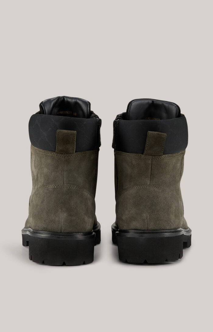Velluto Stampa Hektor Boots in Khaki