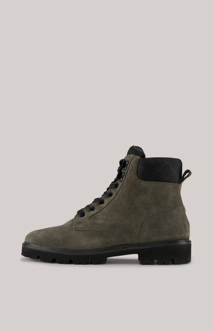 Velluto Stampa Hektor Boots in Khaki