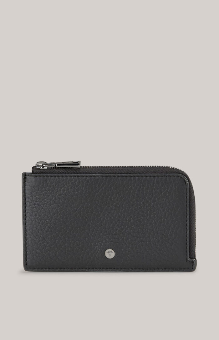 Cardona Amynthor Zipped Card Holder in Black