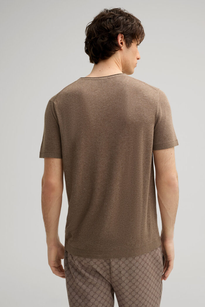 Marosor Knitted Shirt in Brown