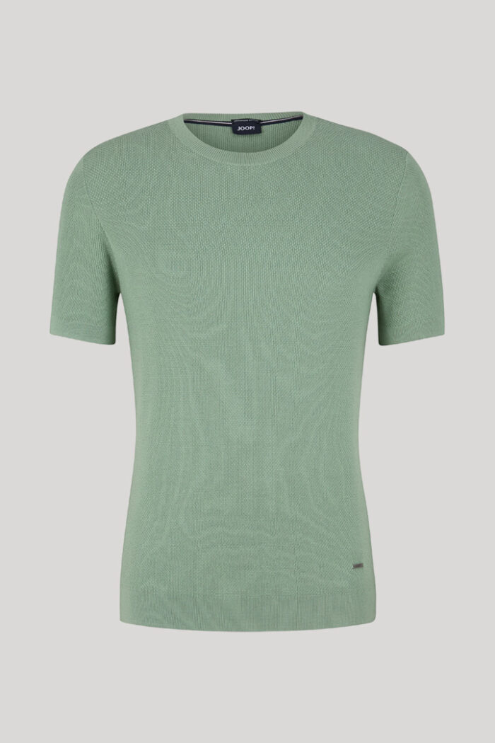 Valdro Knitted Shirt in Light Green