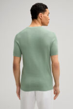 Valdro Knitted Shirt in Light Green