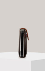 Loreto C-Two E-Cage Wallet in Cognac Brown