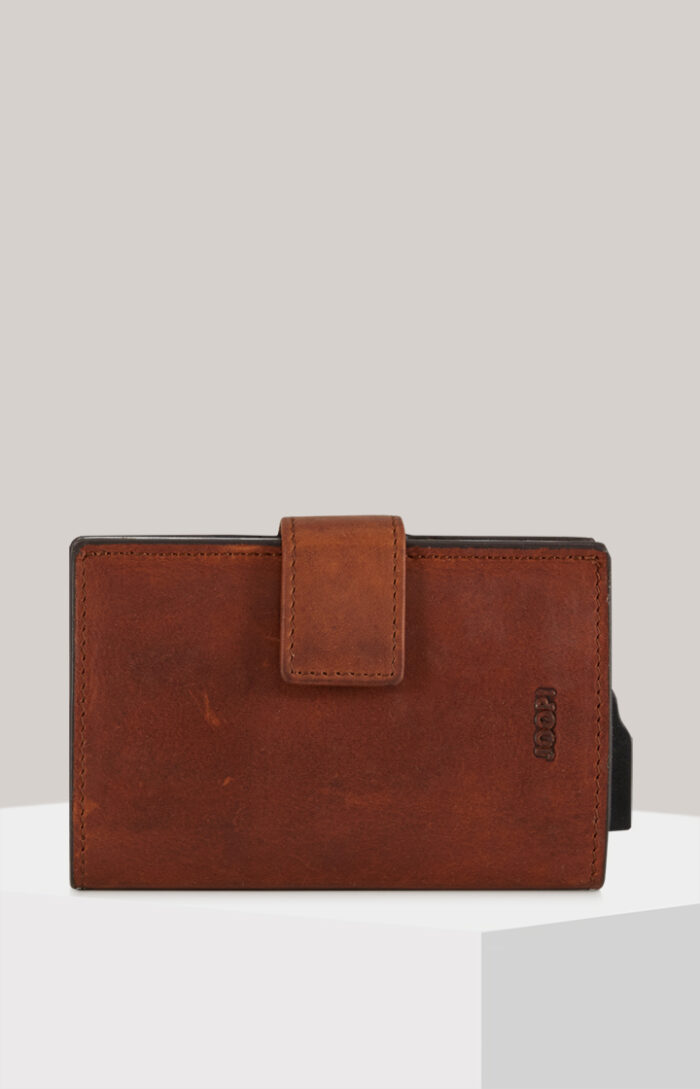 Loreto C-Two E-Cage Wallet in Cognac Brown