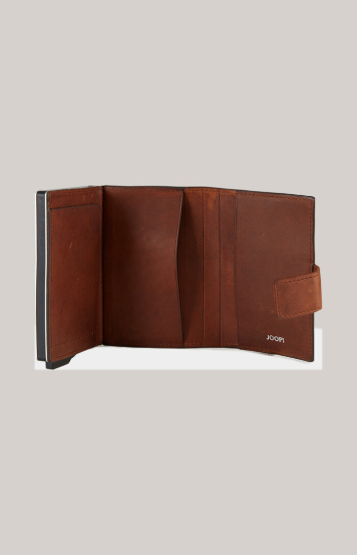 Loreto C-Two E-Cage Wallet in Cognac Brown