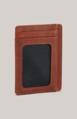 Loreto Itys Card Holder in Cognac Brown
